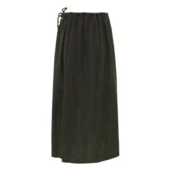 Ava Long Skirt - Woman Collection | Dark Grey S021 -American Vintage Shop ava long skirt woman collection 1 11