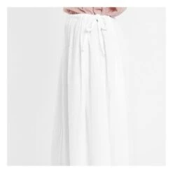 Ava Long Skirt - Woman Collection | White S001 -American Vintage Shop ava long skirt woman collection 1 19