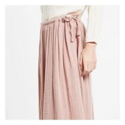 Ava Long Skirt - Woman Collection | Dusty Pink S007 -American Vintage Shop ava long skirt woman collection 1 4