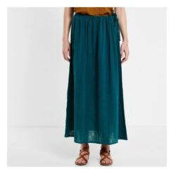 Ava Maxi Skirt - Women's Collection | Teal Blue S022 -American Vintage Shop ava maxi skirt women s collection 2