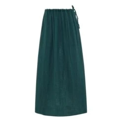 Ava Maxi Skirt - Women's Collection | Teal Blue S022