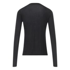 Bamboo Long-sleeved T-shirt | Black -American Vintage Shop bamboo long sleeved t shirt 3