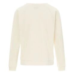 Basic Ribbed Sweatshirt | Off White -American Vintage Shop basic ribbed sweatshirt 5