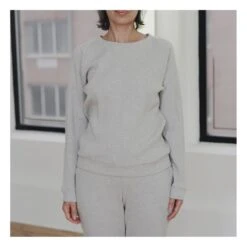 American Vintage Shop -American Vintage Shop basic ribber sweatshirt 1