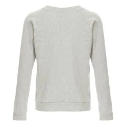 Basic Ribber Sweatshirt | Grey -American Vintage Shop basic ribber sweatshirt 5