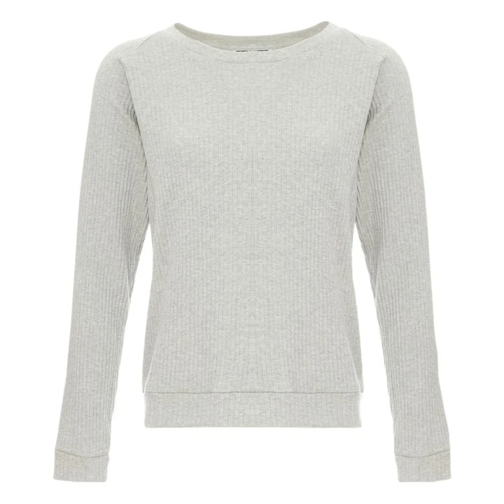 Basic Ribber Sweatshirt | Grey