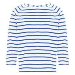 Bellerose Maow Stripe T-shirt - Women's Collection | Blue