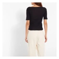 Pama Organic Cotton T-shirt | Black -American Vintage Shop pama organic cotton t shirt 3