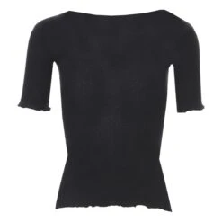 Pama Organic Cotton T-shirt | Black -American Vintage Shop pama organic cotton t shirt 5