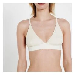 Triangle Bra | Ecru -American Vintage Shop triangle bra 3