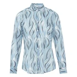 Hartford Printed Heart Shirt | Blue