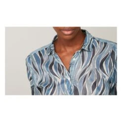 Hartford Printed Heart Shirt | Blue -American Vintage Shop unnamed file 1005
