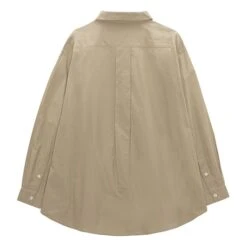 Edgar Organic Cotton Poplin Shirt | Beige -American Vintage Shop unnamed file 1022