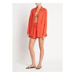 Faithfull The Brand Tropea Shirt | Orange -American Vintage Shop unnamed file 1038