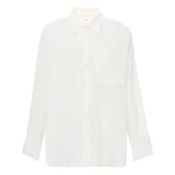 Sydney Cotton Poplin Shirt | Powder