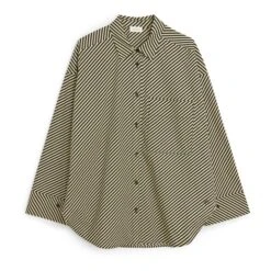 By Malene Birger Derris Organic Cotton Shirt | Khaki