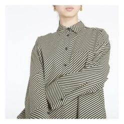 By Malene Birger Derris Organic Cotton Shirt | Khaki -American Vintage Shop unnamed file 1078