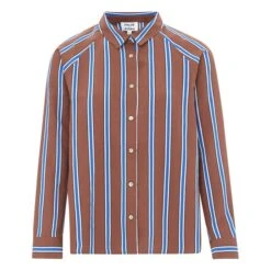 Comedy Striped Shirt | Brown