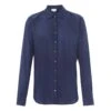 Beau Cotton Poplin Shirt | Navy Blue