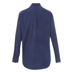 Beau Cotton Poplin Shirt | Navy Blue -American Vintage Shop unnamed file 1097