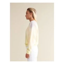 Bellerose Fella Tie-Dye Sweater - Women's Collection | Pale Yellow -American Vintage Shop unnamed file 11