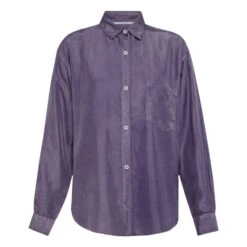 Habutai Shirt | Purple