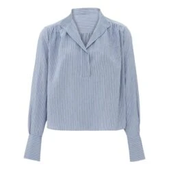 Pou Striped Shirt | Blue