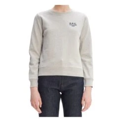 A.P.C. Skye Organic Cotton Sweatshirt | Heather White 6 A.P.C. Skye Organic Cotton Sweatshirt | Heather White -American Vintage Shop unnamed file 115