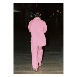 Linen Long Sleeve Shirt | Fuchsia -American Vintage Shop unnamed file 1152