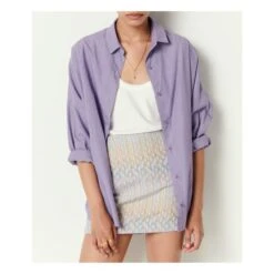 Hinika Striped Shirt | Purple -American Vintage Shop unnamed file 1155