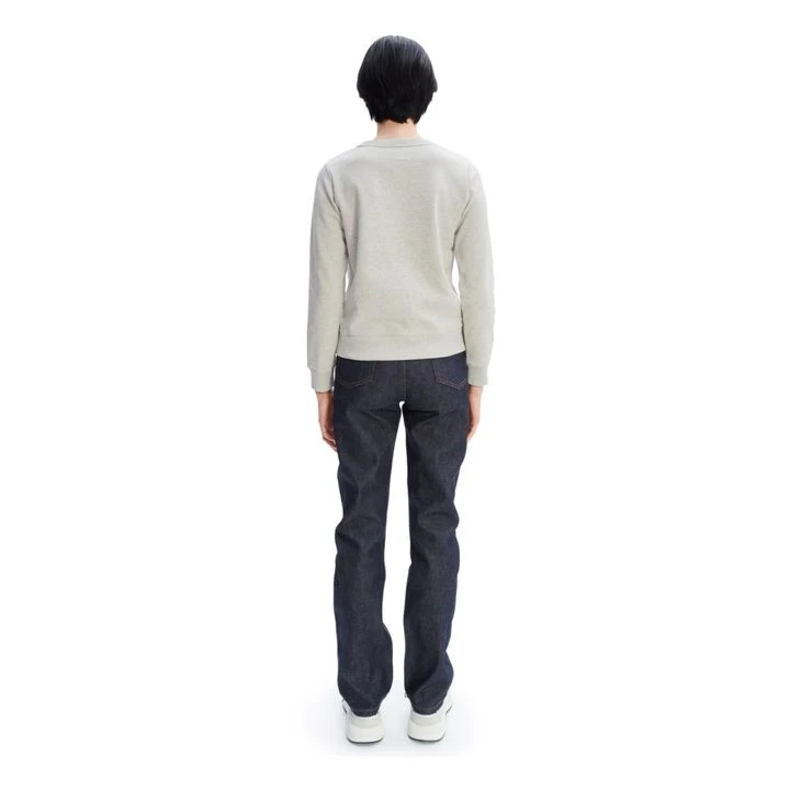 A.P.C. Skye Organic Cotton Sweatshirt | Heather White 4 A.P.C. Skye Organic Cotton Sweatshirt | Heather White - Image 4