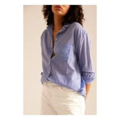 Manon Shirt | Blue -American Vintage Shop unnamed file 1163