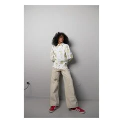 Stella Nova Sara Sia Organic Cotton Overshirt | White -American Vintage Shop unnamed file 1185