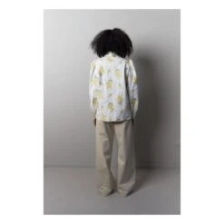 Stella Nova Sara Sia Organic Cotton Overshirt | White -American Vintage Shop unnamed file 1186