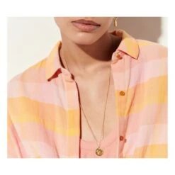 Delima Checked Shirt | Orange -American Vintage Shop unnamed file 1262
