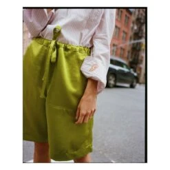 Collaboration Soeur X Leandra Cohen - Chemise West Side Rayures | Pale Pink -American Vintage Shop unnamed file 1272