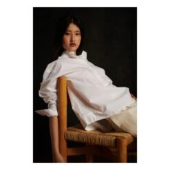 Soeur Poem Shirt | White -American Vintage Shop unnamed file 1287