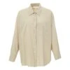 Sydney Cotton Poplin Shirt | Oatmeal
