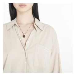 Sydney Cotton Poplin Shirt | Oatmeal -American Vintage Shop unnamed file 1296