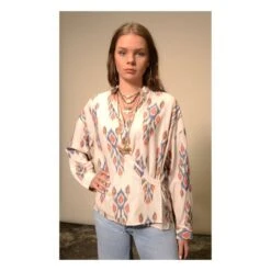Ikat Shirt | Cream -American Vintage Shop unnamed file 1327