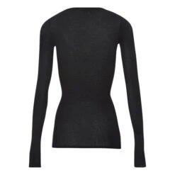 American Vintage Massachusetts Crew Neck Long Sleeve T-shirt | Black -American Vintage Shop unnamed file 1347