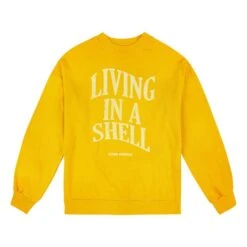 Bobo Choses Living In A Shell Organic Cotton Sweatshirt | Yellow