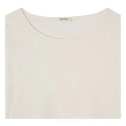 American Vintage Aksun Crew Neck Long Sleeve T-shirt | White -American Vintage Shop unnamed file 1363