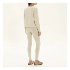 American Vintage Ypawood Long Sleeve Boat Neck T-Shirt | Willow Green -American Vintage Shop unnamed file 1454