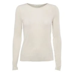 Agnete Woollen T-shirt | Ecru