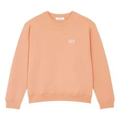 Louis RR Organic Cotton Sweatshirt | Powder Pink