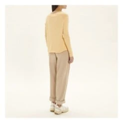 American Vintage Sonoma Long Sleeve Boat Neck T-Shirt | Melon -American Vintage Shop unnamed file 1552