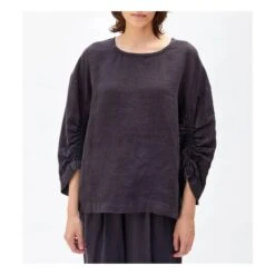 Xiao Linen Top | Black -American Vintage Shop unnamed file 1593