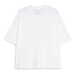 Oversized Boxy Organic Cotton T-shirt | White