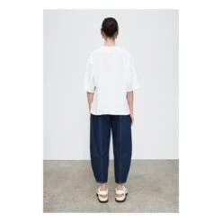 Oversized Boxy Organic Cotton T-shirt | White -American Vintage Shop unnamed file 1602